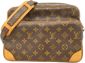 Louis Vuitton Pre-owned Cross Body Bags, female, Brown, Size: ONE SIZE Pre-owned Nile Shoulder Bag