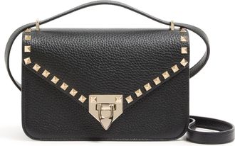 Valentino Garavani SMALL ROCKSTUD CALFSKIN SHOULDER BAG - Valentino Garavani - Woman