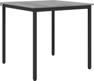 vidaXL Mesas De Comedor 80 X 80 X 75 Cm Madera De Ingenier&iacute;a Cuadrado Vidaxl