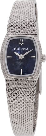 Bulova Goddess of Time Quartz Blue Dial Watch 96L343