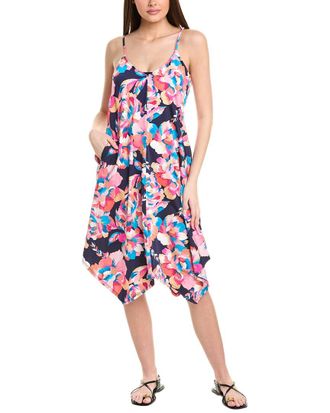 La Blanca Tank Scarf Hem Dress
