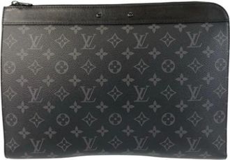 Louis Vuitton Pre-owned Clutches, male, Black, Size: ONE SIZE Pre-owned Clutch Bag