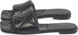 Bottega Veneta Sandali slides con design Intrecciato - Nero