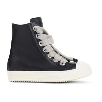 Rick Owens Schoenen, Heren, Zwart, 39 1/2 EU, Stijlvolle Veterschoenen