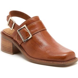 Kelsi Dagger Glory Square Toe Slingback Pump in Auburn at Nordstrom, Size 8.5