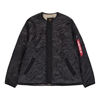 Alpha Industries ALS Teddy Field Jacket - Heren - Zomerjassen - Zwart - L - Leer - Jassen