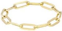 Adornia Paper Clip Chain Ring in Gold at Nordstrom Rack, Size 5/6