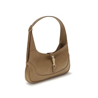 Gucci Womens Beige Goatskin Shoulder Bag