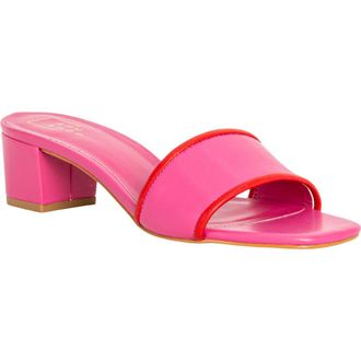 Shushop Finley Slide Sandal in Hot Pink at Nordstrom, Size 7.5