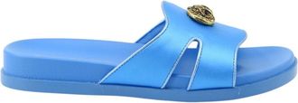 Kurt Geiger Slippers - Dames - Sandalen - Blauw - 39 EU - Schoenen