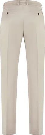 Paul & Shark Mens Stretch Cotton Trousers Ecru Elastane