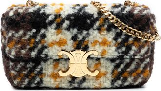 Celine Pre-owned Celine Wool Triomphe Chain Shoulder Bag RSB9GZV5F8HJD3Z6