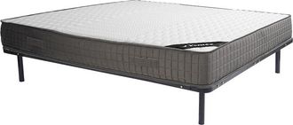 Vente-Unique Conjunto 180 x 200 cm somier de l&aacute;minas + colch&oacute;n de espuma y capa de memoria viscoel&aacute;stica 11 zonas grosor 22cm - DANEVO de YSM&Eacute;E