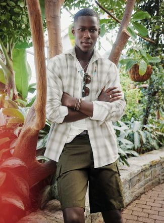 Le 31 Mens Utility cargo Bermuda Shorts Inseam: 10