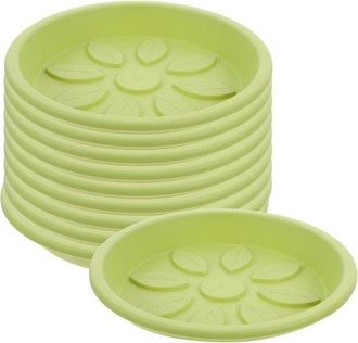 No Brand Diez Bases Redondas Para Macetas, Fabricadas En Pl&aacute;stico Pp Resistente, Son Elegantes, Impermeables Y A Prueba De Derrames, Adecuadas Para Macetas Y J