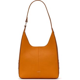 Hammitt Tim Medium Hobo Bag in Tailored Tangerine/Silver at Nordstrom