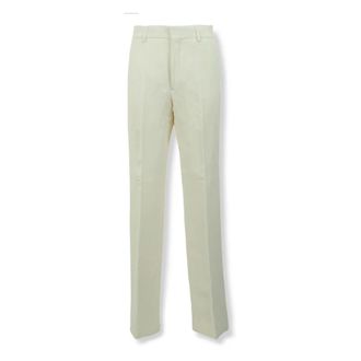 Ami Straight Trousers, female, White, Size: XS Low Waist Straight Pant