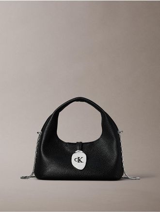 Calvin Klein Womens CK Lock Crossbody Bag - Black