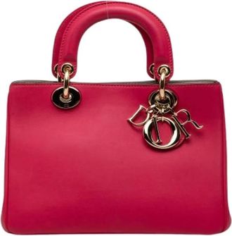 Dior Pre-owned Diorissimo Handbag - Dames - Vintage Handtas - Roze - ONE Size - Leer - Vintage