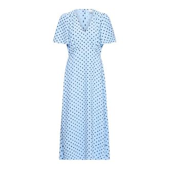 Ichi Ichi - Jurken - Dames - Jurken - Blauw - Maat: S