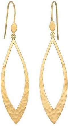 Satya Jewelry Emerging Beauty Gold Lotus Petal Earrings at Nordstrom