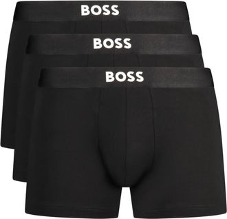 HUGO BOSS Trunk 3P One - Heren - Onderbroek - Zwart - S - Katoen - Ondergoed