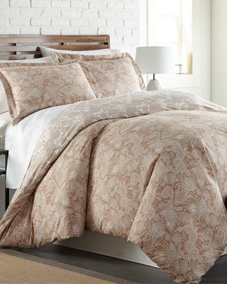 Southshore Fine Linens Paisley Down Alternative 3Pc Ultra Plush Reversible Comforter Set