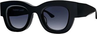 Thierry Lasry Confessy Zonnebril - unisex - Zonnebrillen - Zwart - 47 MM - Accessoires