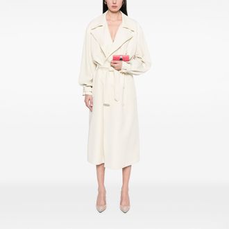 Herm&egrave;s Pre-owned Womens Tadelakt Medor Clutch 23 - Poppy Leather - One Size