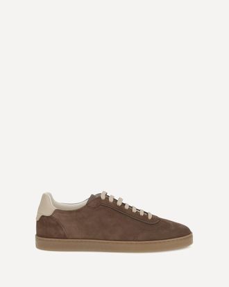 Brunello Cucinelli Sneakers in pelle scamosciata Man 41.5
