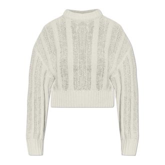 Iro Round-neck Knitwear, female, White, Size: XS Melyora Sweater