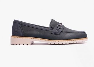 Rieker Womens 51860-14 Ladies Suede Loafers Blue - Size UK 3.5