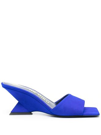 The Attico Mules Cheope 75mm - Blu