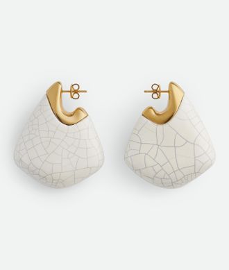 Bottega Veneta Large Fin Earrings - Bottega Veneta