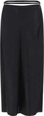 Tom Ford Skirt With Belt Gonne Nero-Donna