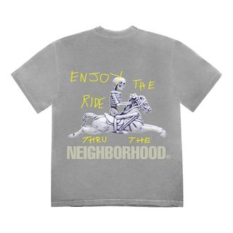 Travis Scott Cactus Jack X Neighborhood Carousel T-Shirt Grey TC-384