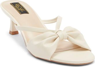 Rachel Roy Jane Bow Slide Sandal in Natural at Nordstrom Rack, Size 8.5