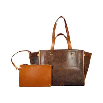 Jerome Dreyfuss Bolso Tote L&eacute;on M - Bags - Mujer - Marr&oacute;n - ONE SIZE