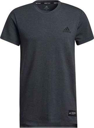 adidas Stu Tech Tee Casual Sports Running Short Sleeve Black GM0627
