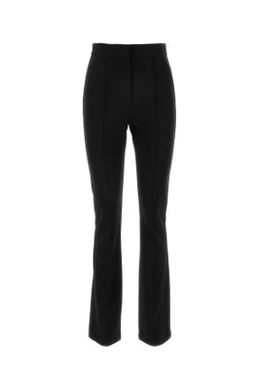 Max Mara Zwarte Viscose Blend Lari Broek
