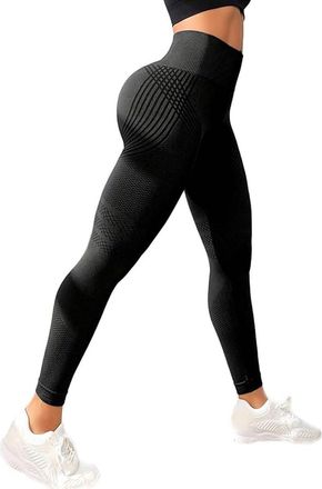 Generic Anti Cellulite Leggings, UK Official 3D Anti Cellulite Leggings for Women Tummy Control Compression Pants Workout Yoga Pants (UK, Alpha, L, Regular, R