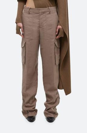 Helmut Lang Arch Cargo Carpenter Pants in Driftwood at Nordstrom Rack, Size 0