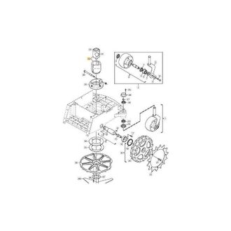 STIGA Sports Motor De Corte 24v-25-3000-47 Original Stiga - 1126-1219-01