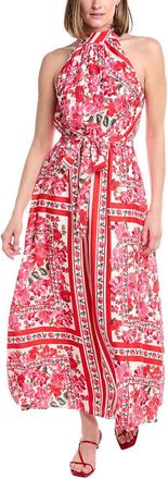 Anne Klein Halter Neck Maxi Dress