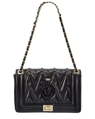 Mario Valentino Alice Diamond Leather Shoulder Bag