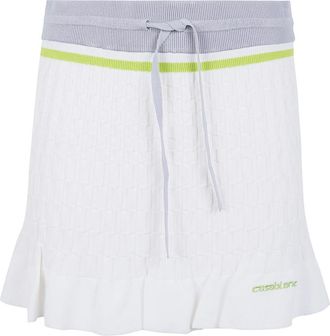 Casablanca Tennis Mini Rok - Dames - Korte rokken - Wit - L - Rokken