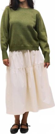 All : Row Conrad Crewneck Sweater In Olive