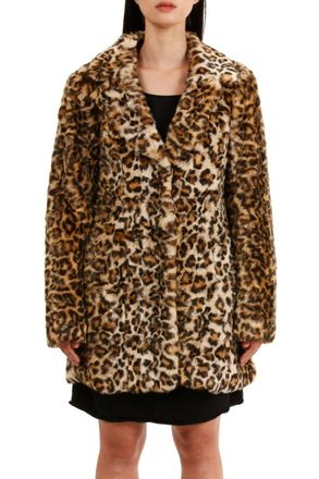 19V69 19V69 Womens Jacket Multicolor Will Animal Print Polyamide - Size Medium