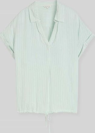 Tom Tailor Relaxed Fit Bluse aus Viskose in Mint, Gr&ouml;&szlig;e 34