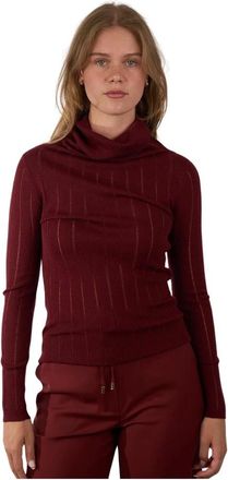 Max Mara Truien & Vesten, Dames, Rood, L, Wol, Truien